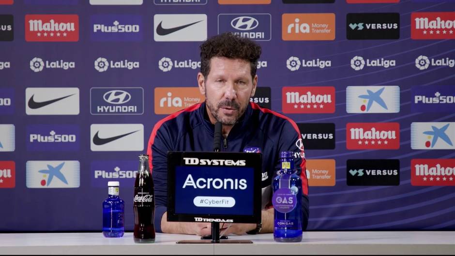 Simeone: "En Suárez encontré ilusión y ganas de estar aquí"