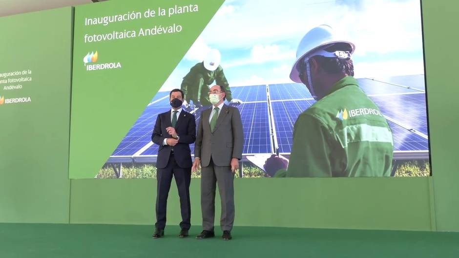 Moreno destaca el impulso en Andalucía a las energías renovables