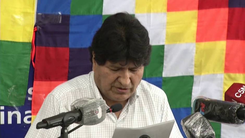 Evo Morales: "La prioridad exclusivamente es la de recuperación de la democracia"