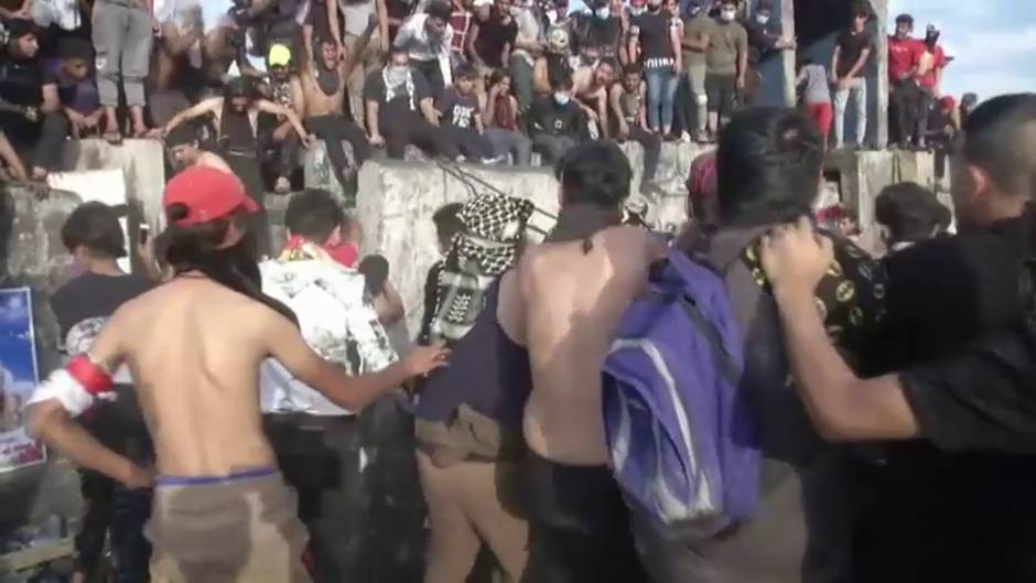 Disturbios en Irak en el primer aniversario de las movilizaciones contra el Gobierno