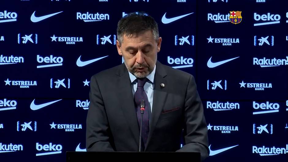 Así ha sido la dimisión de Bartomeu y su Junta Directiva