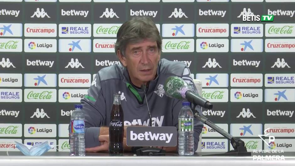 Pellegrini y el juego del Betis: "Tenemos que ir mejorando sin cambiar la idea"