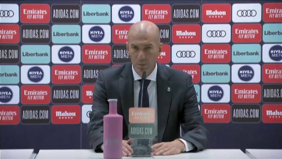 Zidane: "Es una victoria con cuatro goles, hay que estar contentos"