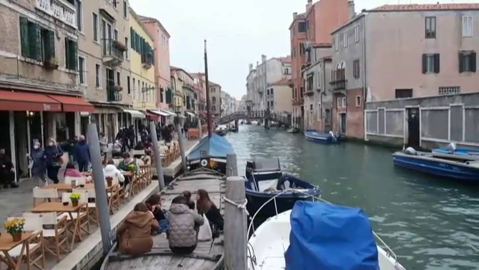 Venecia sufre el impacto de la segunda ola de la pandemia en el turismo