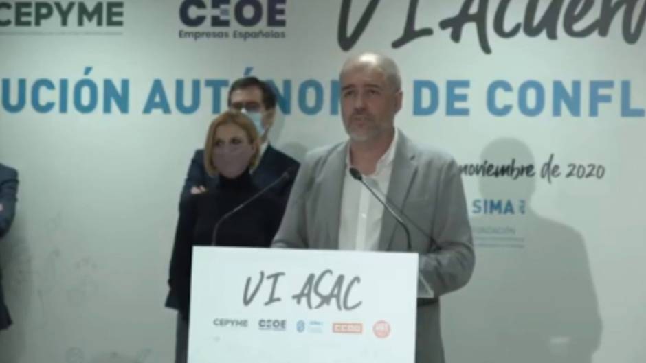 Sordo pone de relieve la voluntad de acuerdo entre agentes sociales