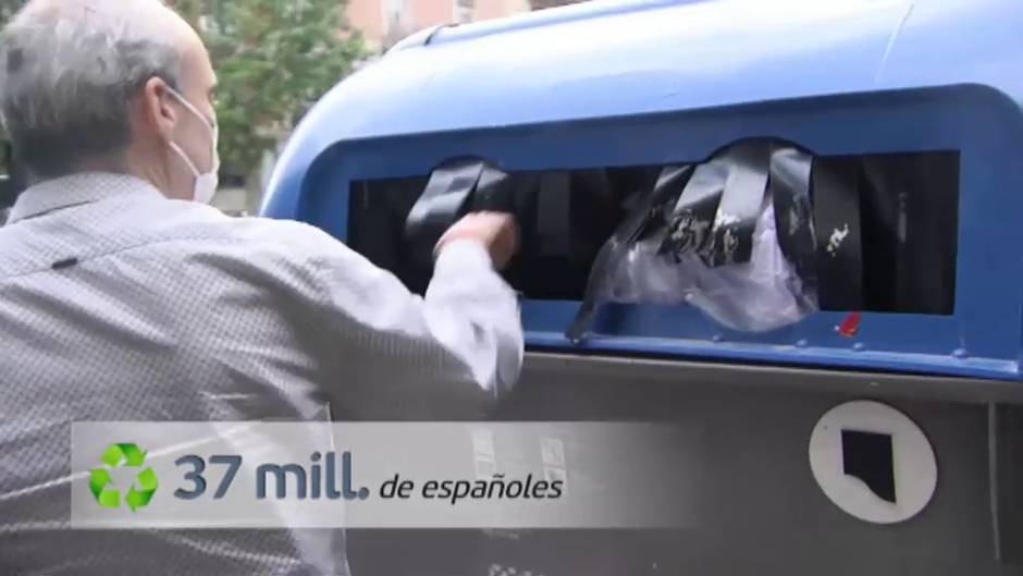 37 millones de españoles contribuyen con la atmósfera reciclando