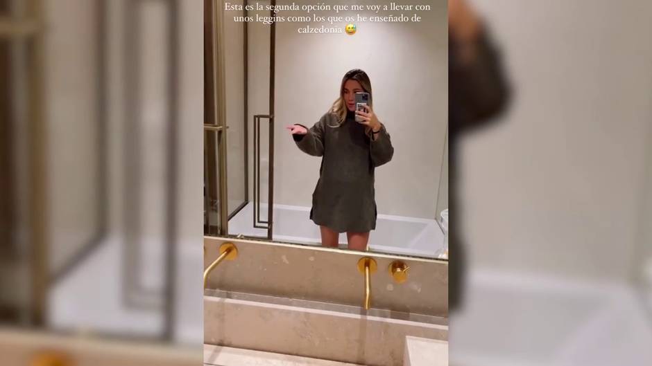 María Pombo muestra dos posibles 'looks' para la salida del hospital tras el parto