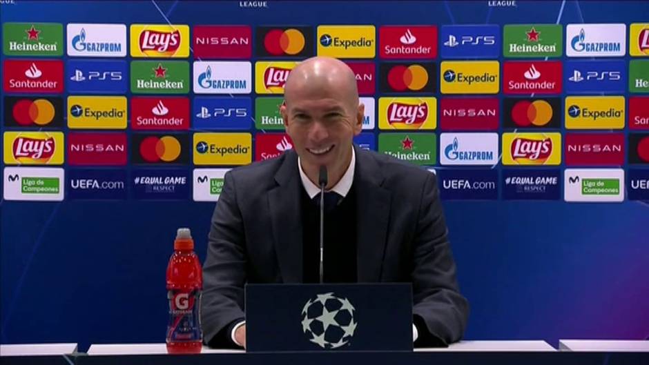 Zidane tras la victoria ante el Monchengladbach: "Han demostrado otra vez lo que son como equipo"