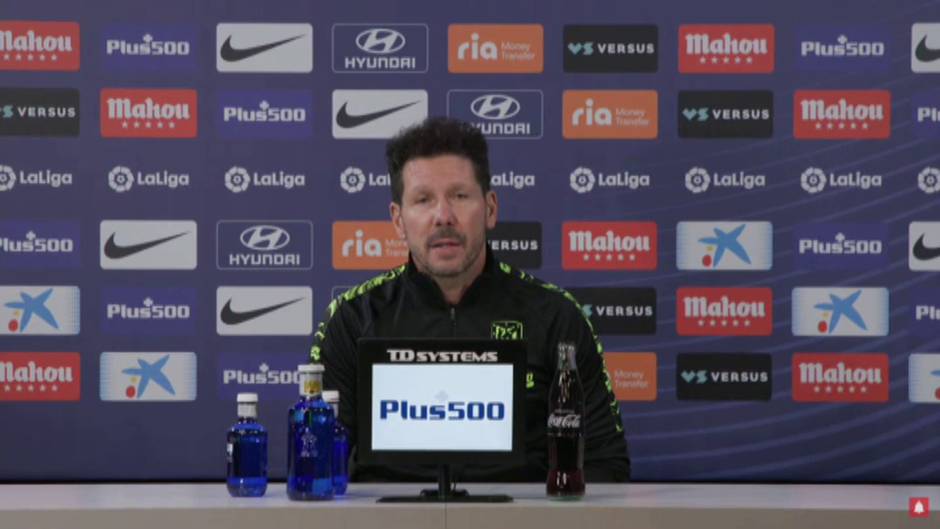 Simeone sobre Saúl: "No está pasando su mejor momento pero volveremos a ver al que todos conocemos"