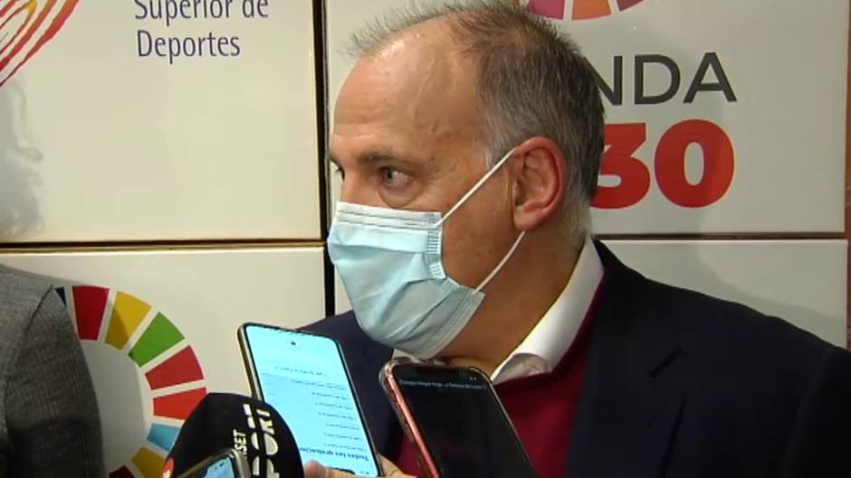 Tebas no ve cerca el regreso de público a los estadios: "Sería una irresponsabilidad por nuestra parte"