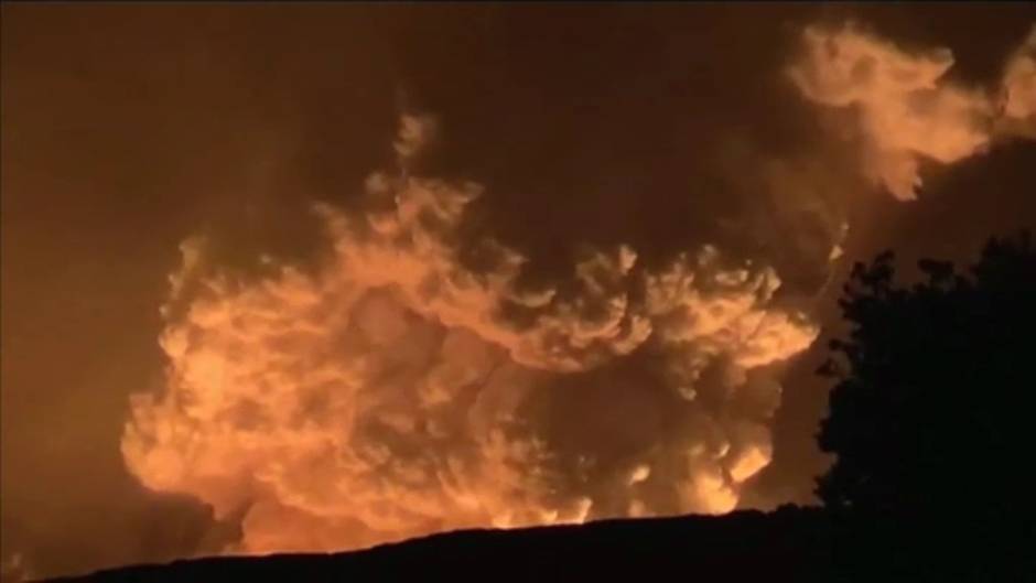 Espectacular erupción del volcán Kilauea en Hawai