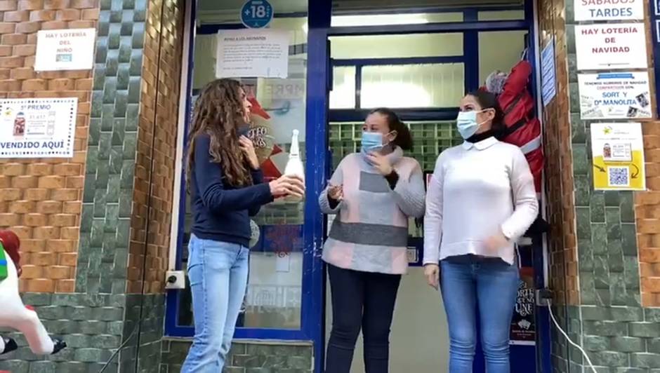 Dos Hermanas celebra el quinto premio de la Lotería de Navidad