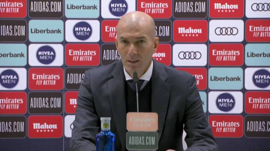 Zidane: "Hay que estar contentos con lo que estamos haciendo, son seis victorias consecutivas"