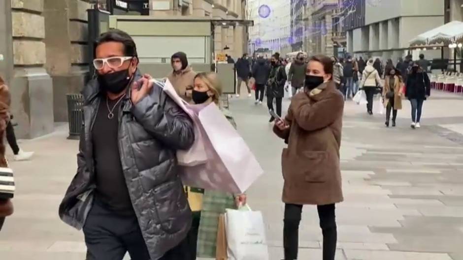 Los italianos empiezan las navidades confinados