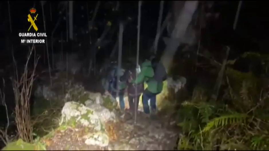 Rescate de una familia perdida en los montes de Cantabria