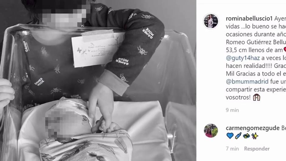 Romina Belluscio y Guti se convierten en padres de nuevo