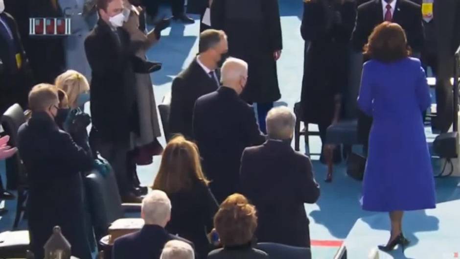 Joe Biden y Kamala Harris juran su cargo ante el Capitolio