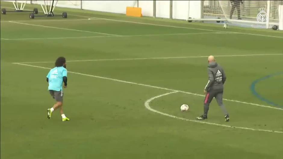 El Real Madrid completa su último entrenamiento antes del encuentro contra el Levante