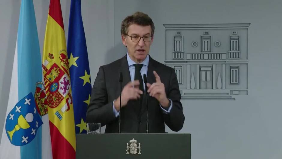 Feijóo encuentra receptivo a Sánchez en cuanto a la ley de pandemias