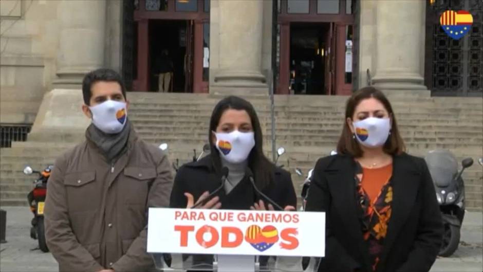 Arrimadas apela al voto constitucionalista para que "Junqueras no esté en la Generalitat"