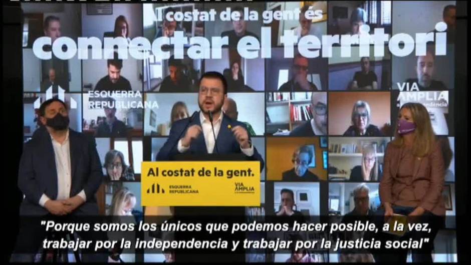 Llamamientos al voto independentista en el primer sábado de campaña catalana