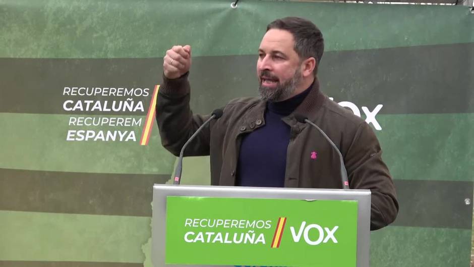 Abascal acusa a la Generalitat de "incitar a la violencia contra votantes de Vox"