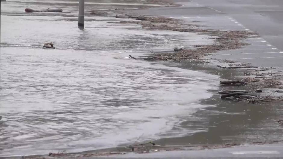 Las precipitaciones y el deshielo desbordan muchas calles en Alemania