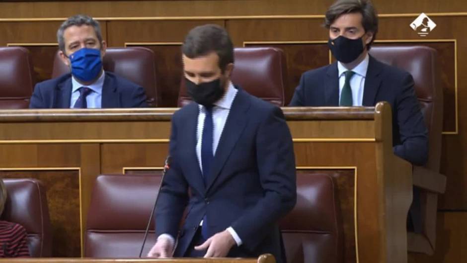 Casado acusa a Sánchez de ocultar el informe sobre fondos europeos