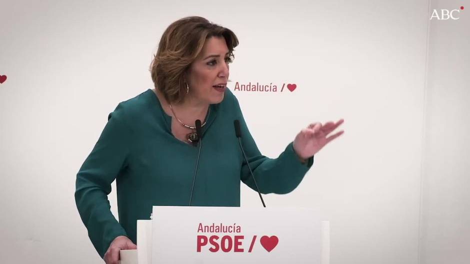 Susana Díaz prefiere no hablar de Juan Espadas como candidato a la Junta de Andlaucía