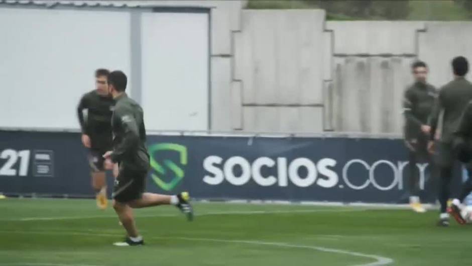 El Atlético continúa preparando su defensa del liderato