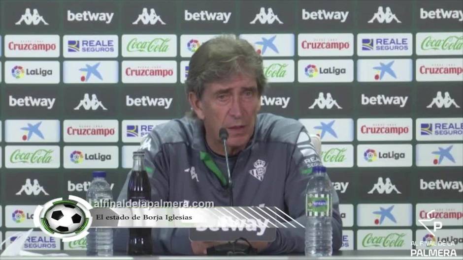 Pellegrini: "Borja tuvo una pequeña molestias muscular; lo vamos a evaluar antes de viajar"