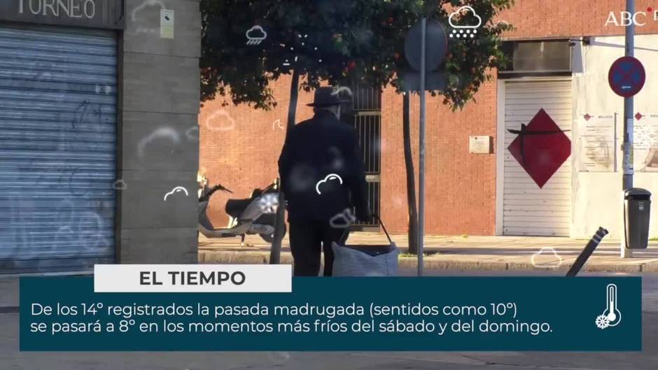 Predicción meteorológica para Sevilla, viernes 12 de febrero