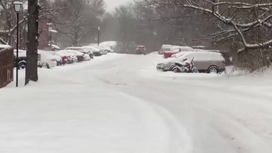 Temporal de nieve en el centro de EEUU con estado de emergencia decretrado por Joe Biden