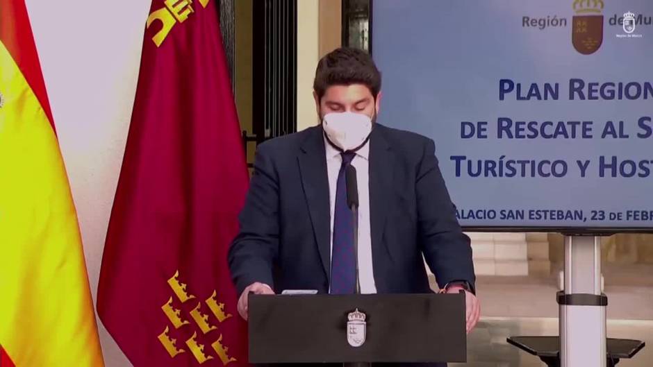 Murcia destina 35 millones de euros en ayudas directas a hostelería y turismo