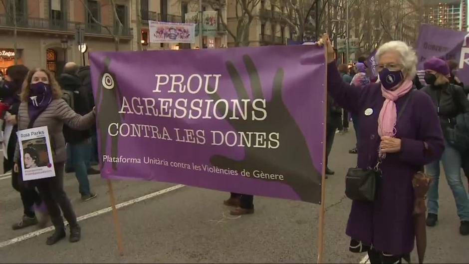 Barcelona celebra el día de la Mujer