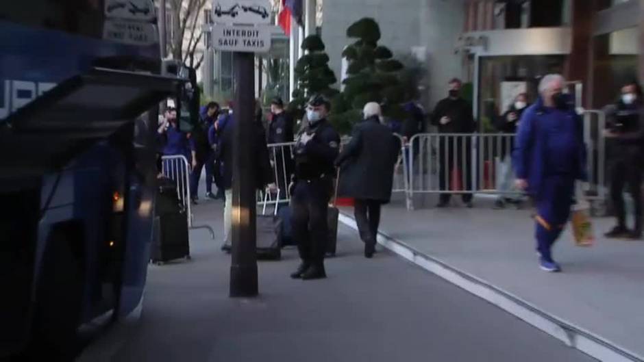 El Barça, en capilla en su cuartel general de París
