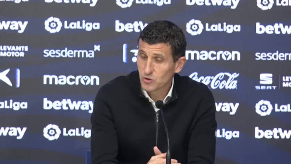 Javi Gracia y Paco López, en la rueda de prensa previa al derbi valenciano