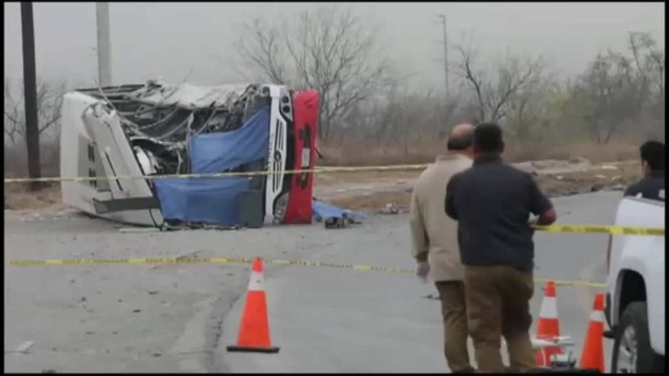 Fallecen 11 personas en un accidente de autobús en México