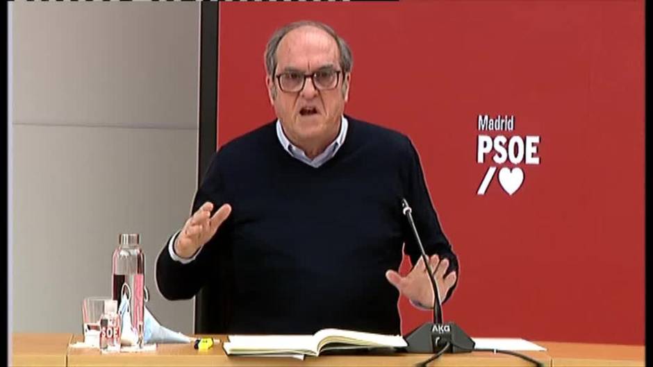 Gabilondo dice que el "protagonismo" es el único objetivo político de Ayuso