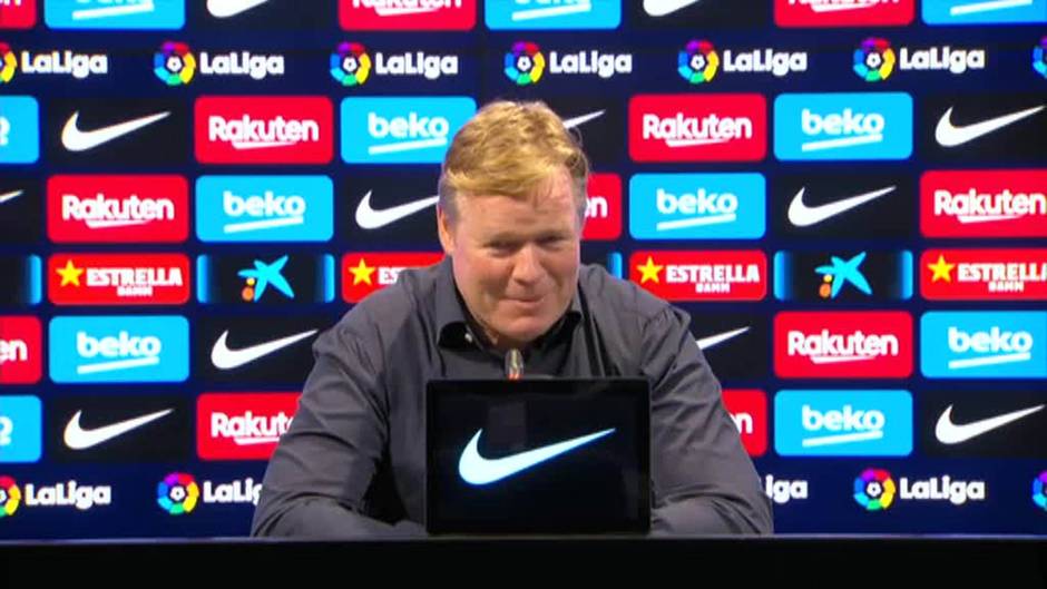 Koeman: "Menos mal que Messi está todavía con nosotros"