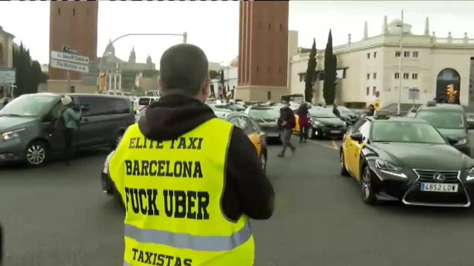 Nueva guerra del taxi en Barcelona