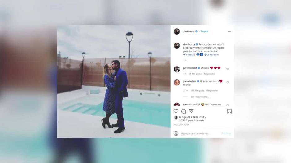 David Bustamante a Yana Olina por su cumpleaños: "Eres realmente increíble"