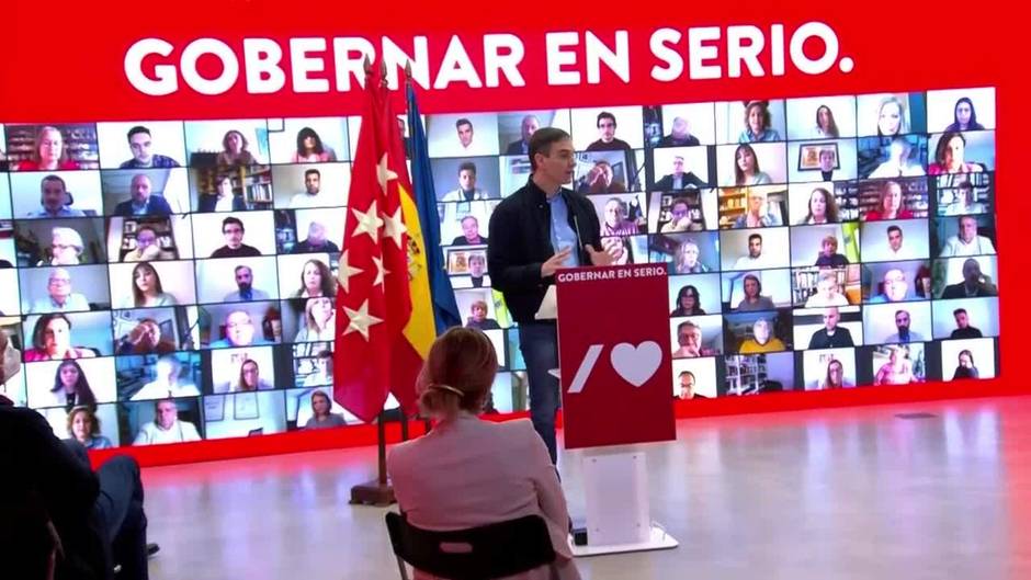 Sánchez condiciona un pacto político en Madrid a la renuncia del "extremismo"