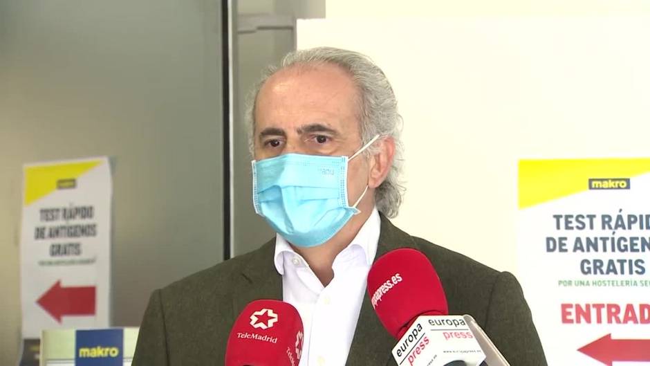 La Comunidad de Madrid defiende que con su estrategia "la hostelería es un lugar seguro"