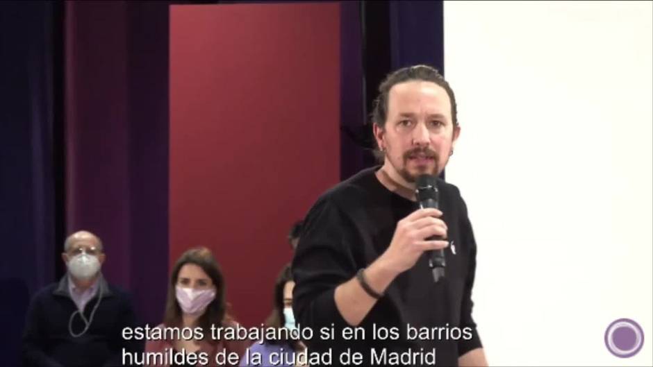 Iglesias apela a la movilización de la gente humilde