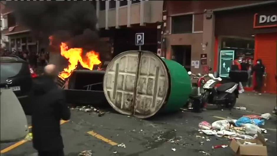 Hinchas del Athletic causan incidentes en Bilbao en la previa de la final de la Copa del Rey