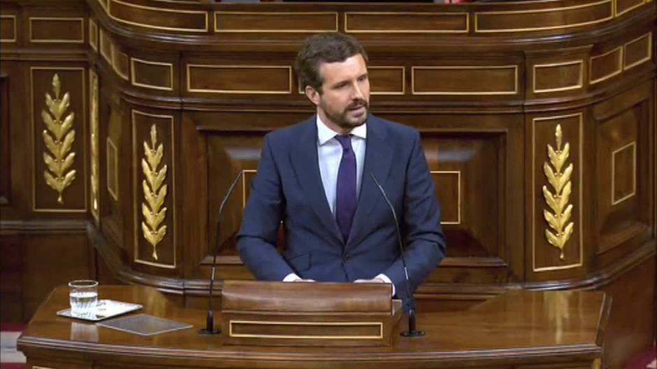 Casado abronca a Sánchez y critica la "chulería de un Gobierno insensible e incompetente"