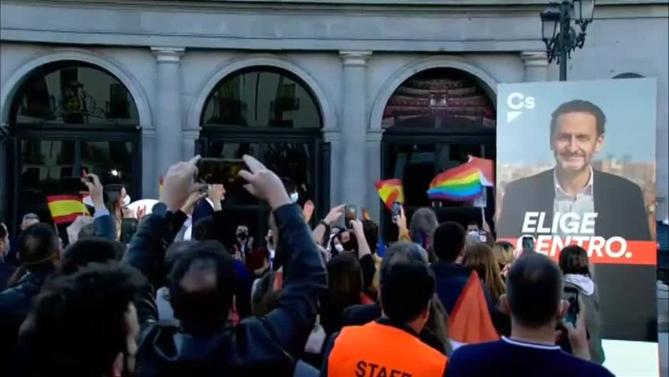 "Elige centro" se convierte en el lema de Cs en el inicio de la campaña electoral en Madrid