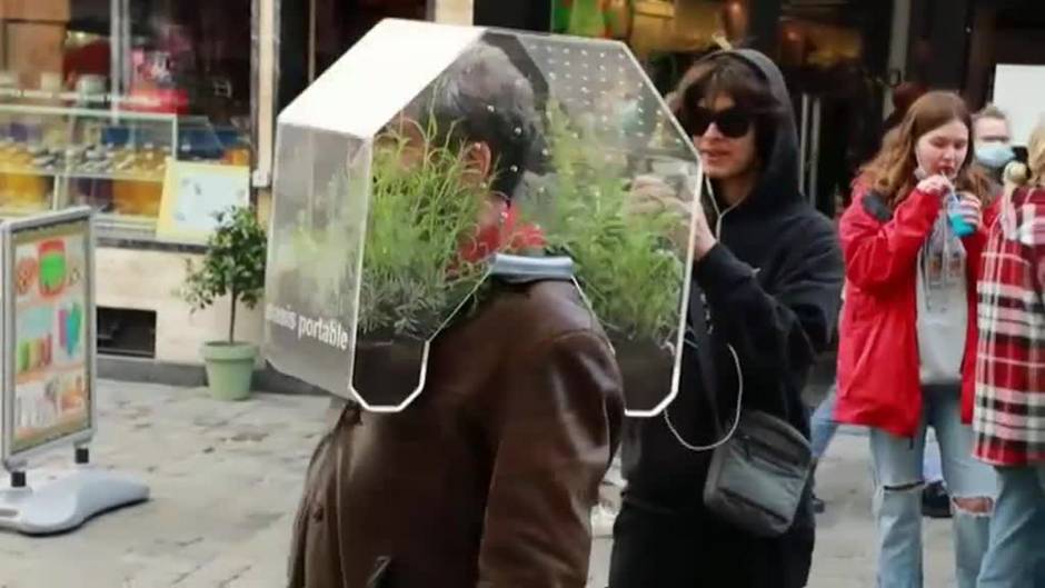 Un artista diseña un "oasis portátil"