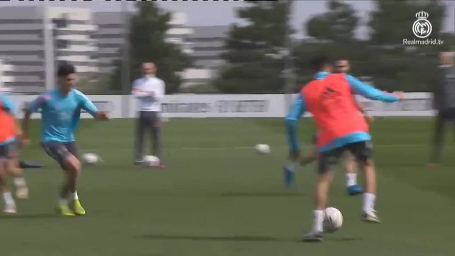 Primer entreno del Real Madrid tras anunciar que participará en la nueva y polémica Superliga